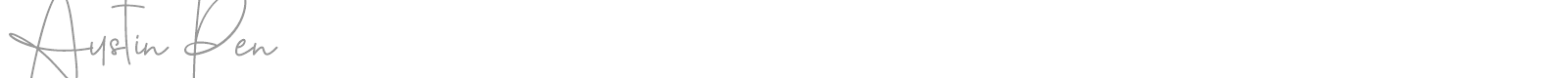 Austin Pen font preview
